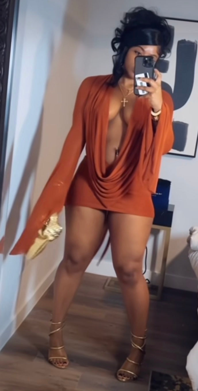 Rust speechless dress