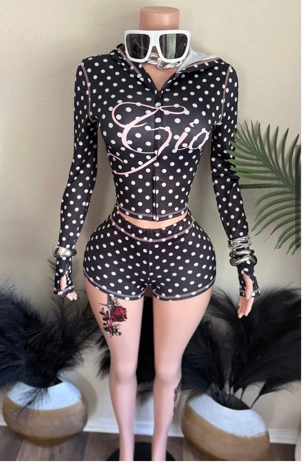 Polka dot G set
