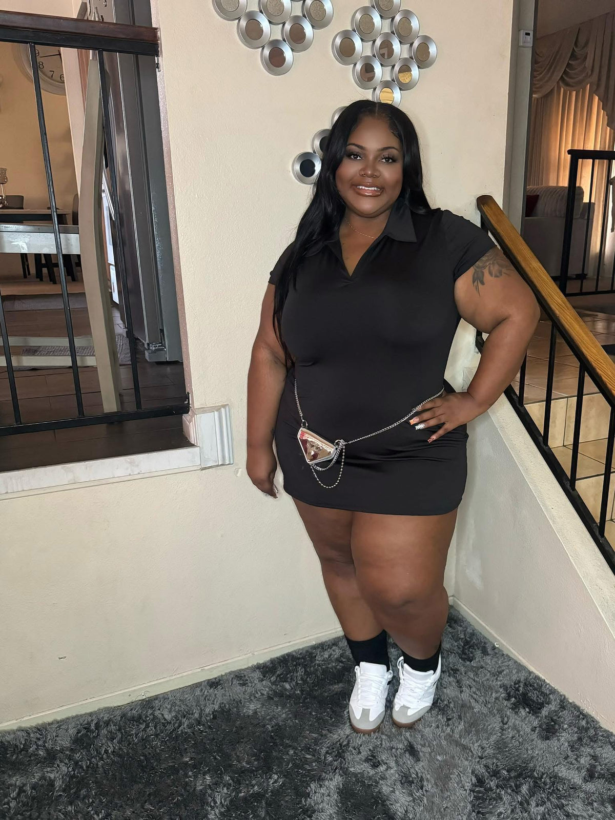 Serena dress black